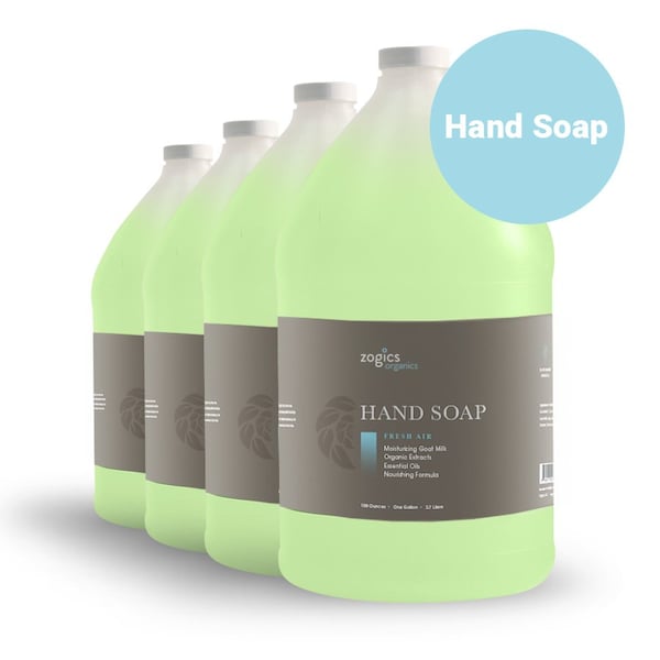 Organics Hand Soap, Fresh Air, 4PK
